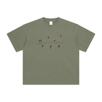 Grey Green Shirt on blank background