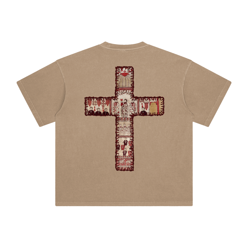 camel crusader tee with cross 