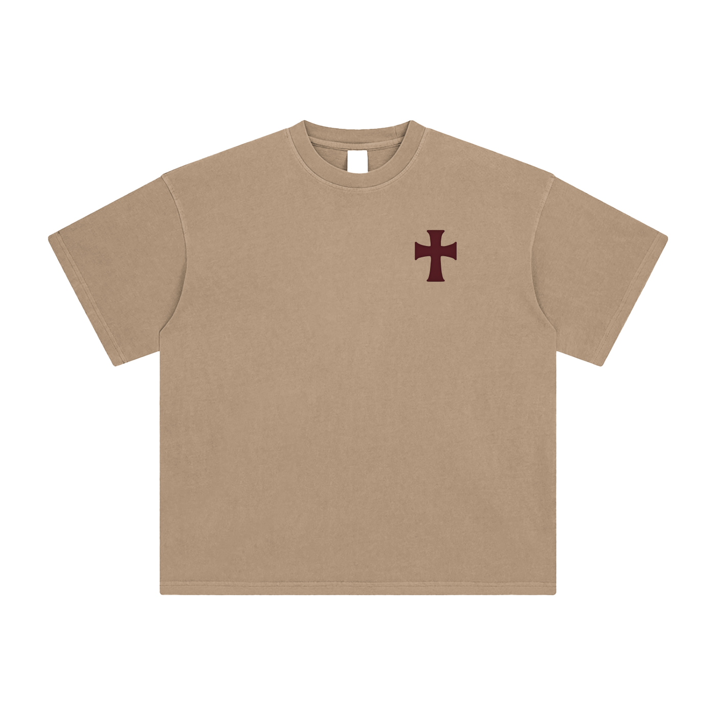 camel crusader tee with cross 