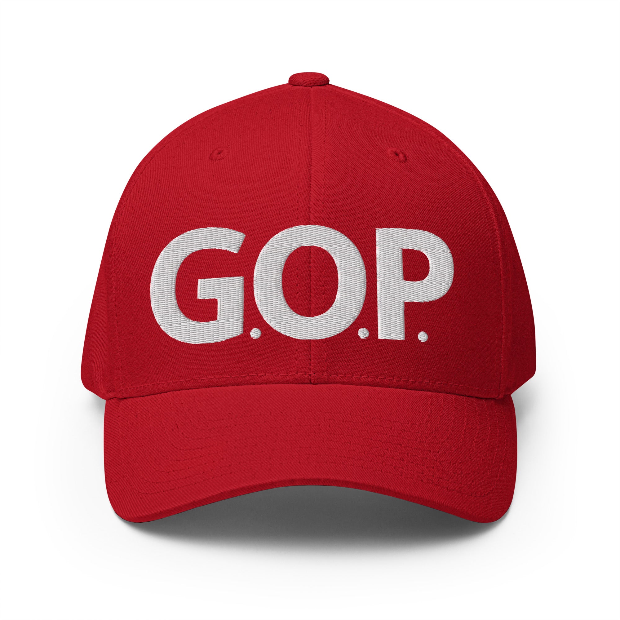 Red gop hat - front
