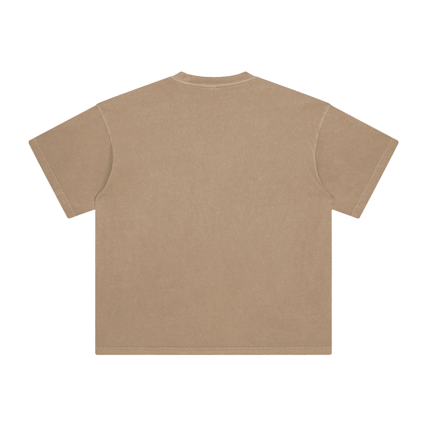 Camel t-shirt with cool graphic front design on a blank background