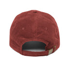 burgundy dr frog corduroy cap vintage