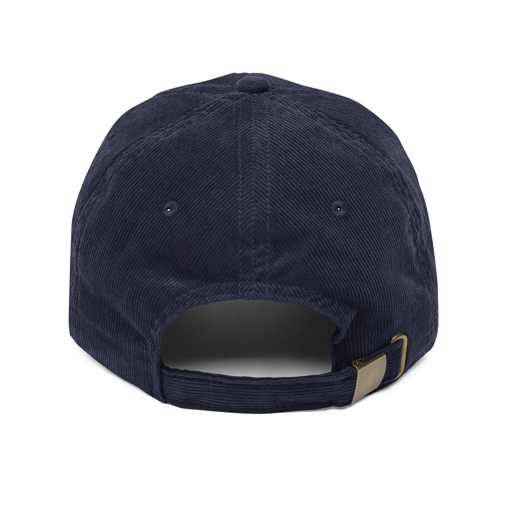 navy dr frog corduroy cap vintage