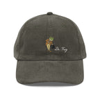 olive dr frog corduroy cap vintage
